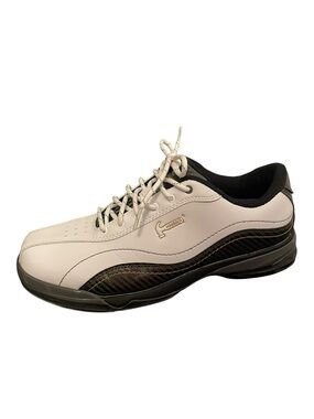 Hammer Force M-928 Mens Bowling Shoes White Black Carbon Right Hand Size 10